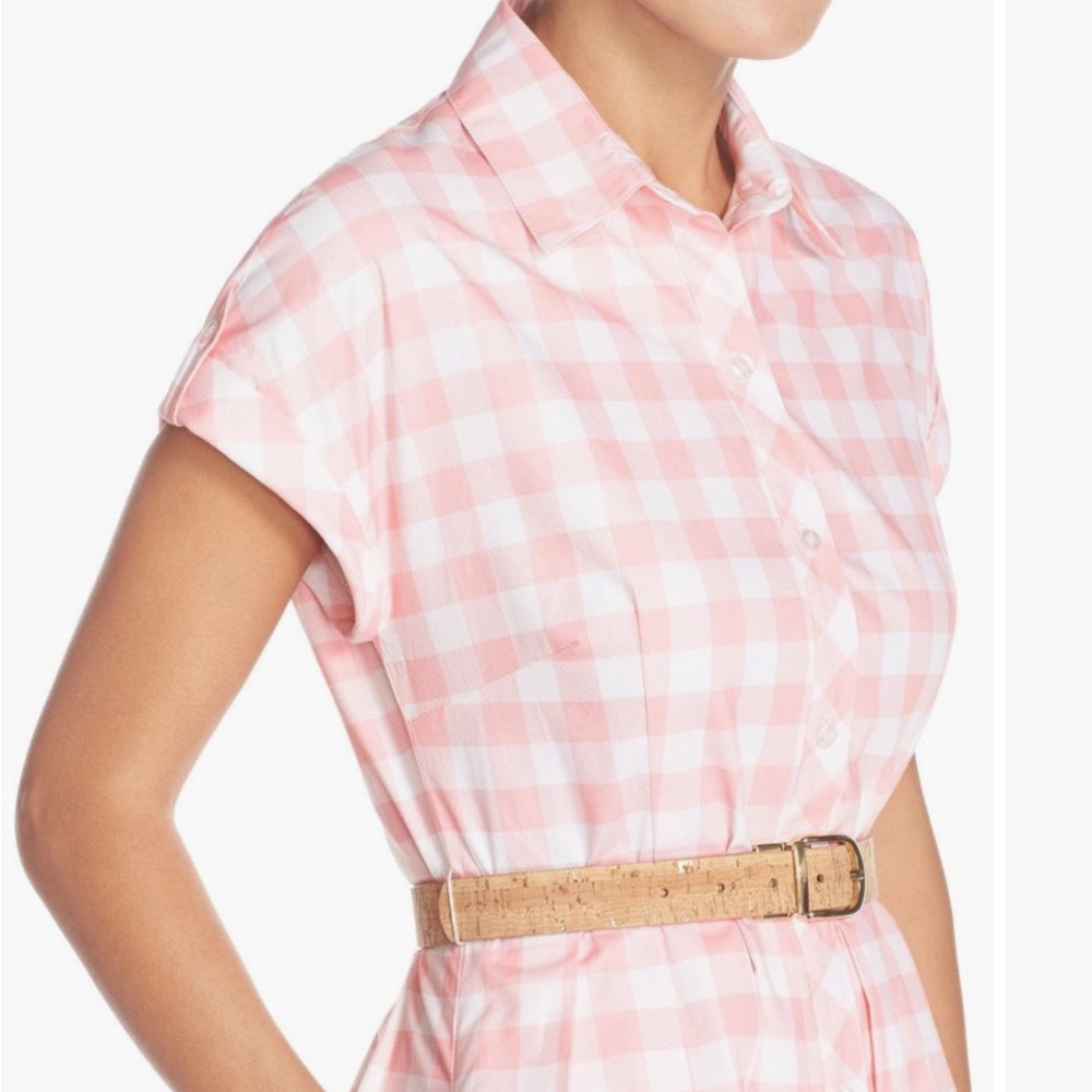 Eliza J Check
Cotton Poplin
Shirtdress